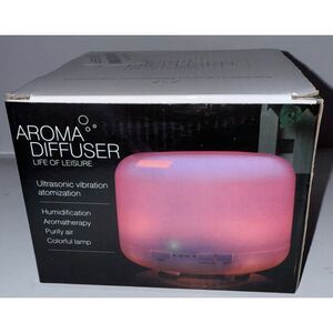 Life of Leisure Aroma Diffuser – NEW | Elegant Ultrasonic Essential Oil Diffuser